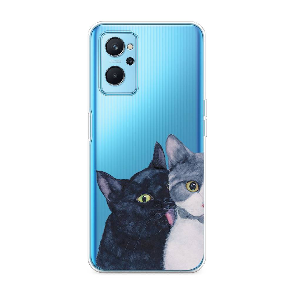 

Чехол Awog на Realme 9i/Oppo A96 4G "Кошачья любовь", Разноцветный, 258050-1