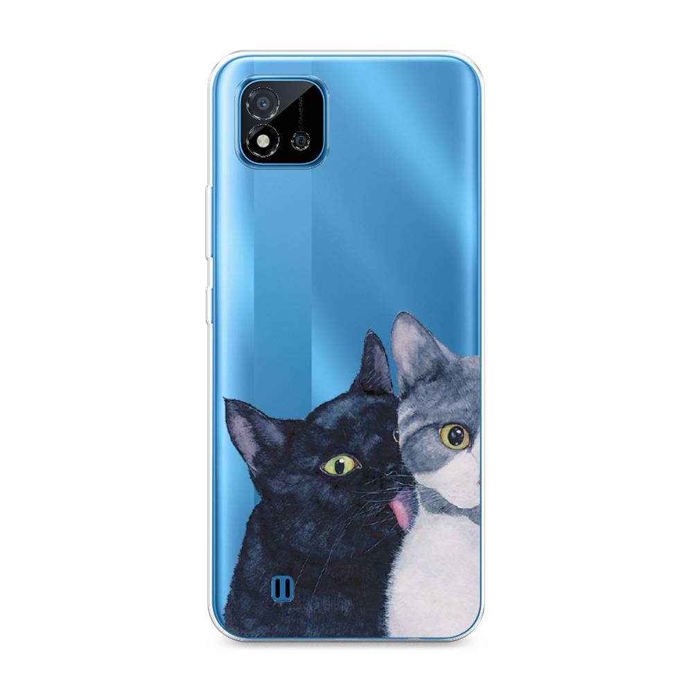 

Чехол Awog на Realme C20 "Кошачья любовь", Разноцветный, 254850-1