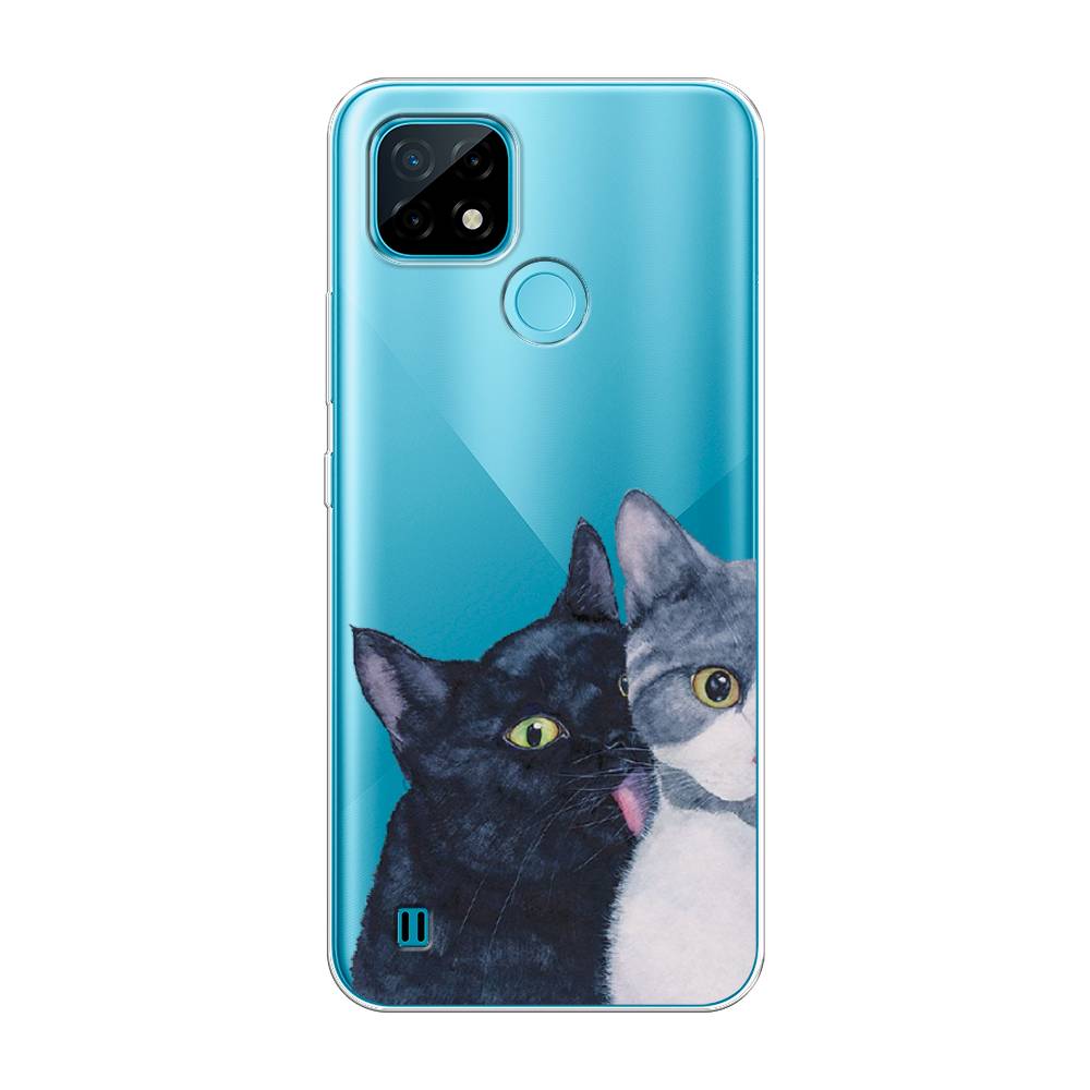 

Чехол Awog на Realme C21 "Кошачья любовь", Разноцветный, 254950-1