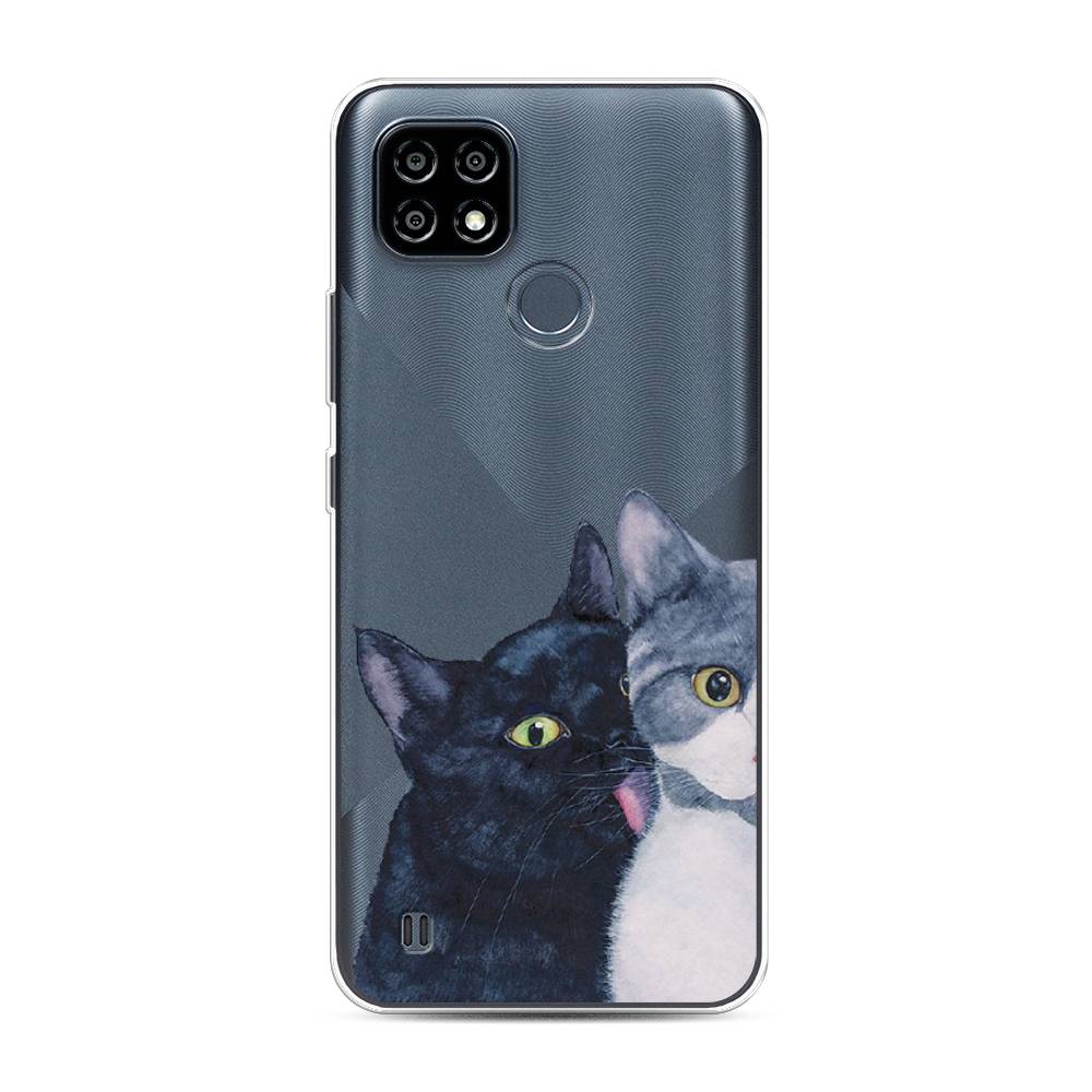 

Чехол Awog на Realme C21Y/C25Y "Кошачья любовь", Разноцветный, 256850-1