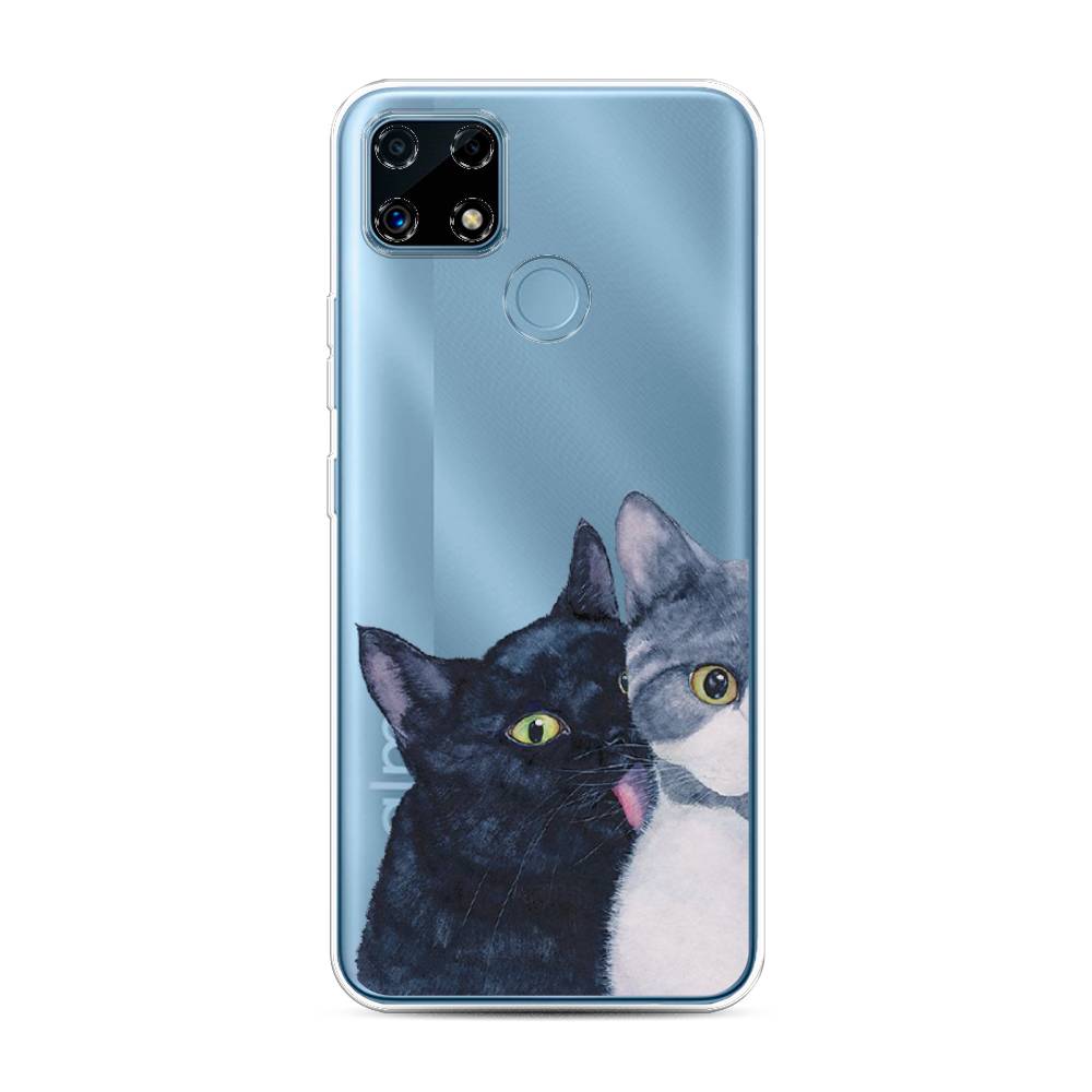 

Чехол Awog на Realme C25/C25s "Кошачья любовь", Разноцветный, 257450-1