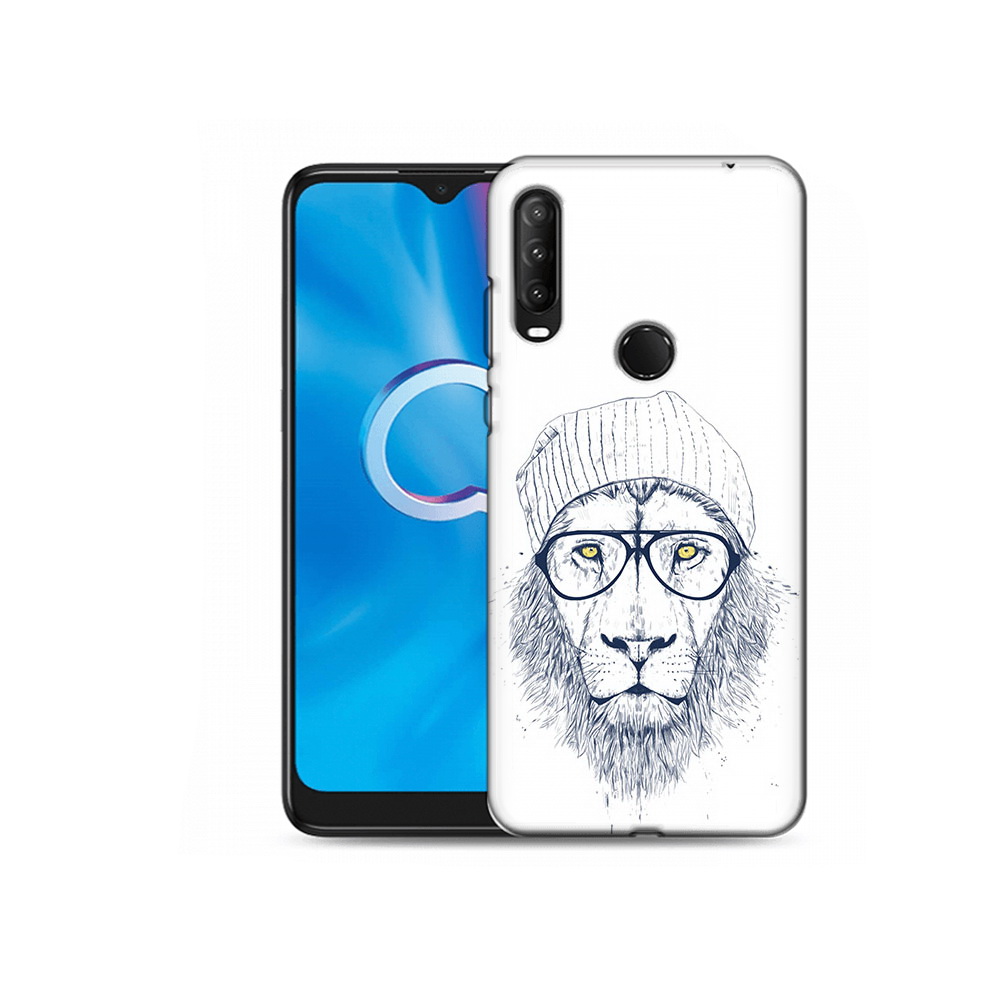 

Чехол MyPads Tocco для Alcatel 1SE (2020) 5030D хиппи лев (PT152068.668.663), Прозрачный, Tocco