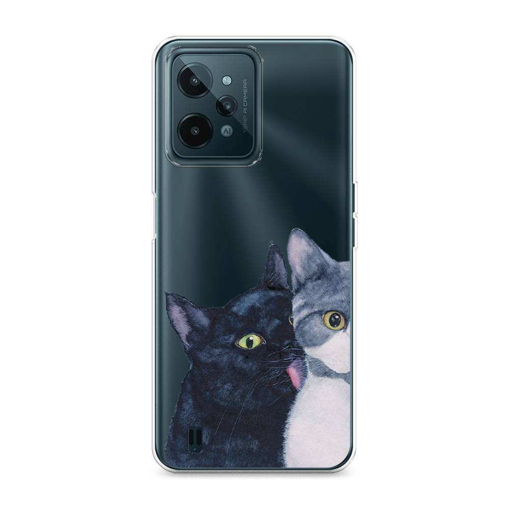 

Чехол Awog на Realme C31 "Кошачья любовь", Разноцветный, 259350-1