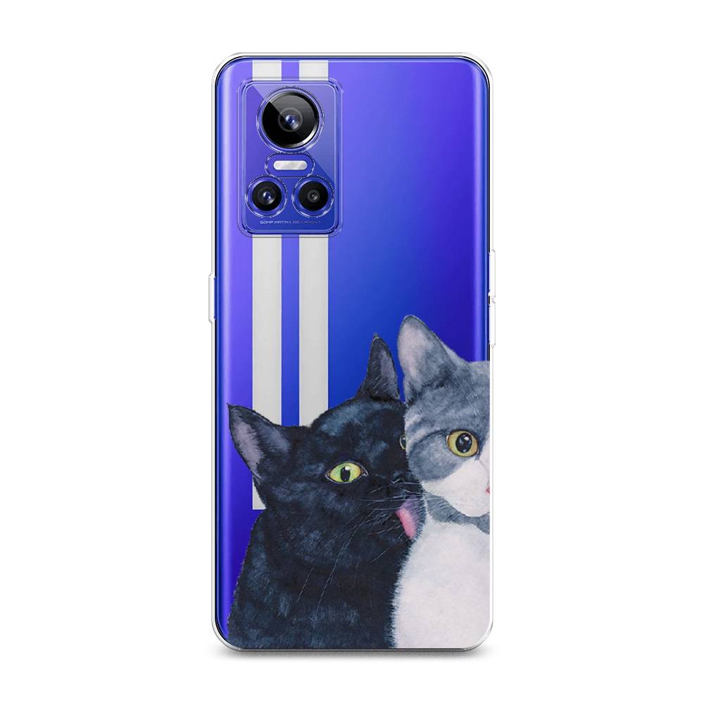 

Чехол Awog на Realme GT Neo 3 "Кошачья любовь", Разноцветный, 259050-1