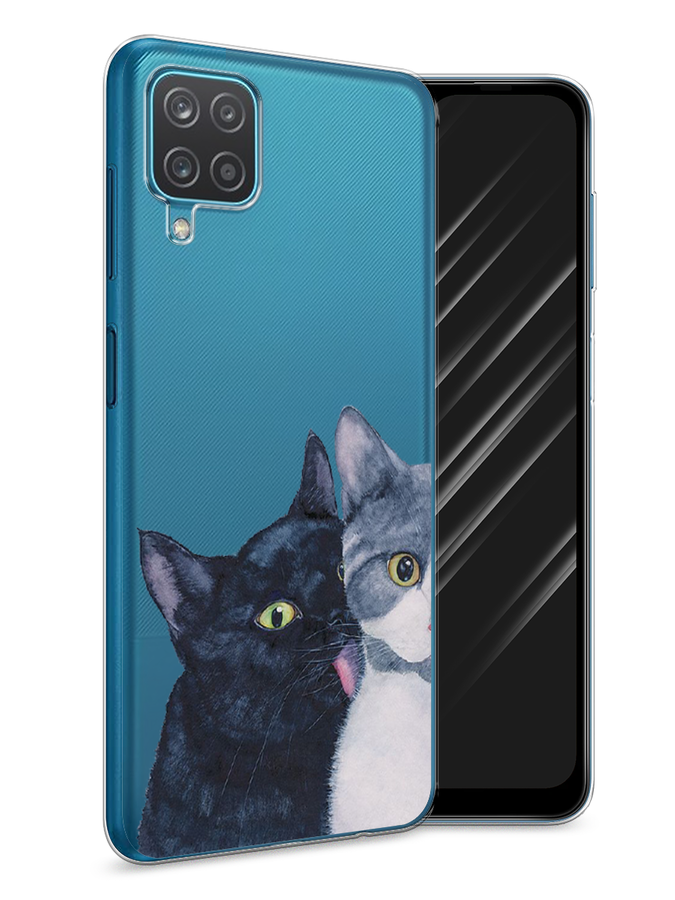 

Чехол Awog на Samsung Galaxy A12 / Самсунг A12 "Кошачья любовь", Разноцветный, 2101650-1