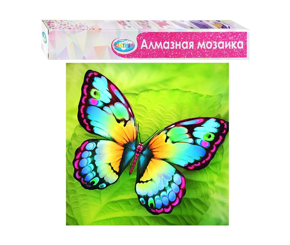 

Центрум. Алмазная мозаика 40х50 см арт.87138 Бабочка без подрамника частичная выкладка
