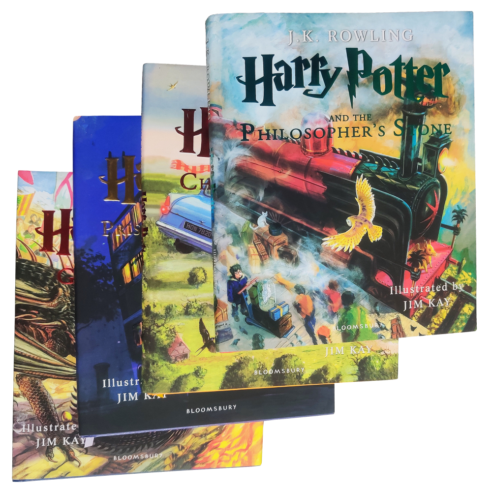 фото Комплект книг гарри поттер. harry potter book 1-4 bloomsbury publishing