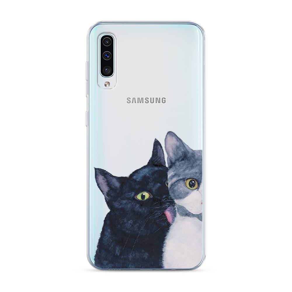 

Чехол Awog на Samsung Galaxy A50/A30S "Кошачья любовь", Разноцветный, 27750-1