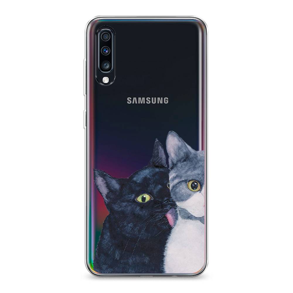 

Чехол Awog на Samsung Galaxy A70 "Кошачья любовь", Разноцветный, 28150-1