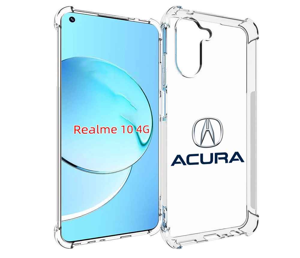 

Чехол Mypads Acura-2 Для Realme 10, Прозрачный, Tocco