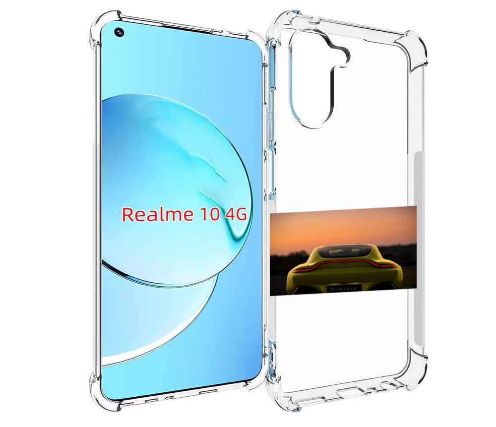 

Чехол Mypads Aston Martin Для Realme 10, Прозрачный, Tocco