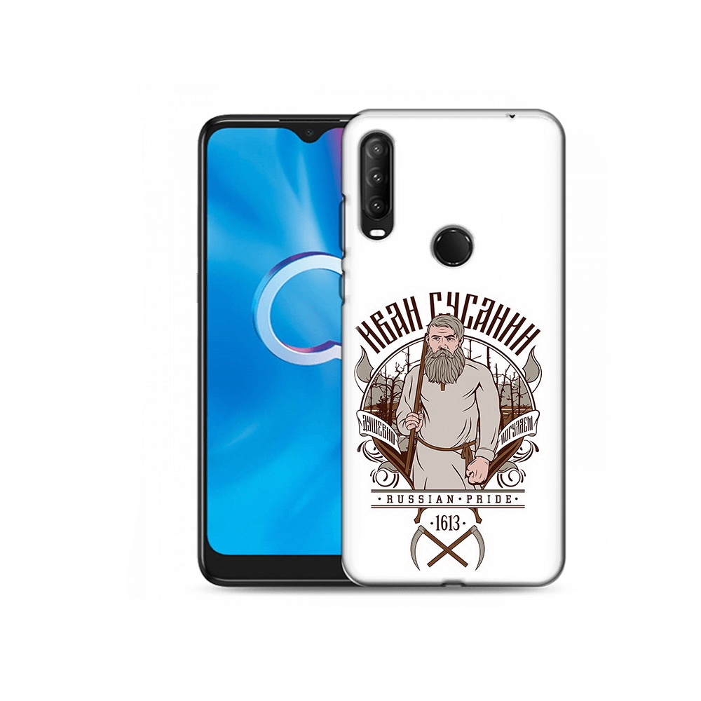 

Чехол MyPads Tocco для Alcatel 1SE (2020) 5030D Иван Сусанин (PT152068.668.90), Прозрачный, Tocco