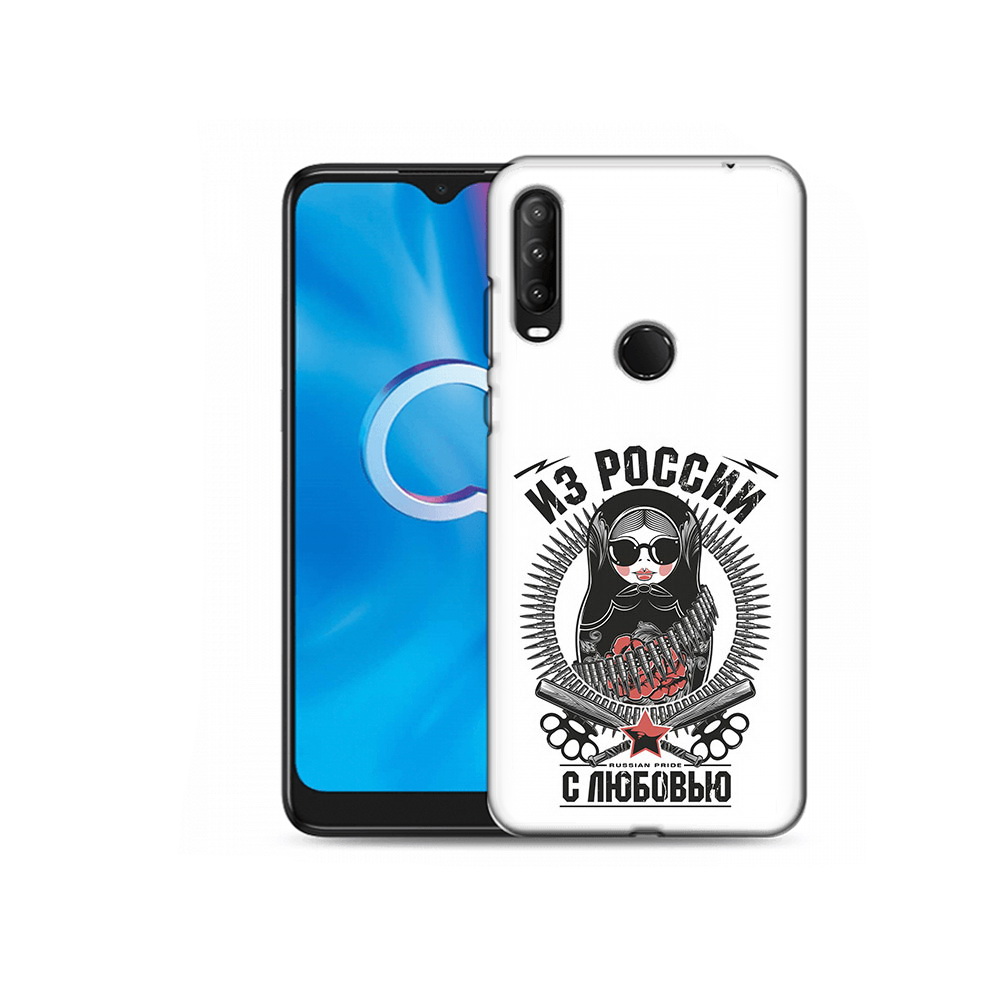 

Чехол MyPads Tocco для Alcatel 1SE (2020) 5030D Из России с любовью (PT152068.668.91), Прозрачный, Tocco