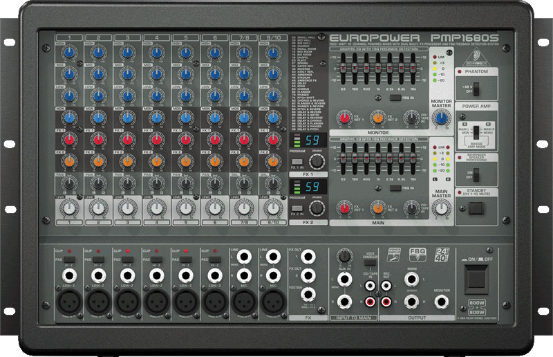 

Микшер Behringer PMP1680S, PMP1680S