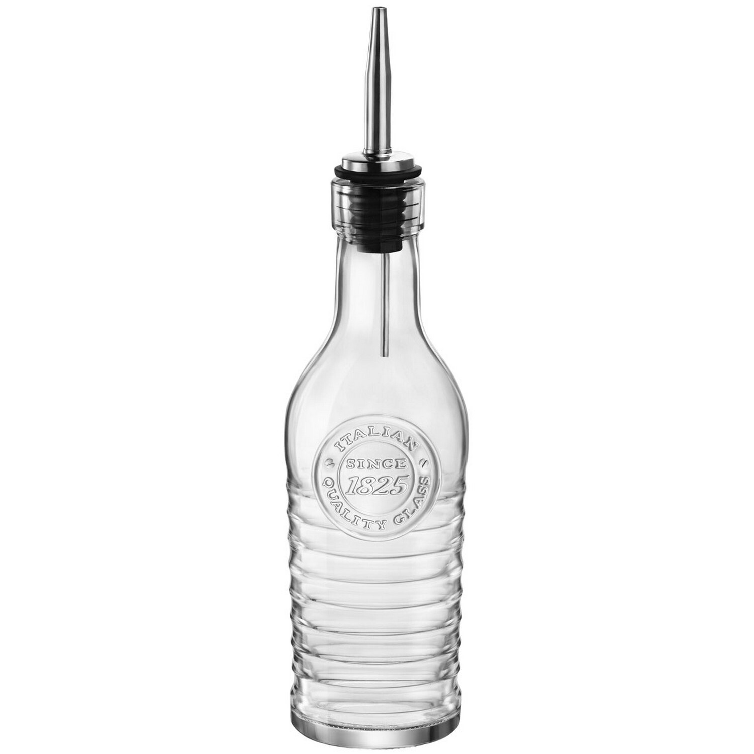 Бутылка для масла Bormioli Rocco Оффисина 1825 268мл 62х62х190мм стекло прозрачный
