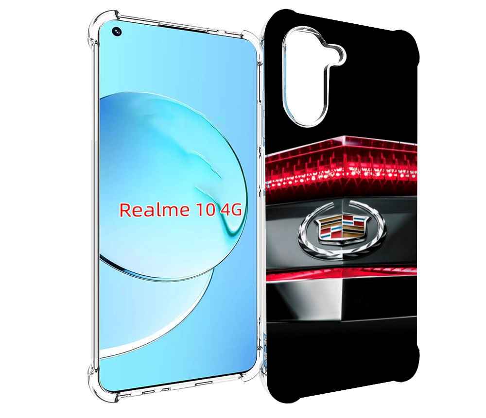 

Чехол Mypads Cadillac 1 Мусжкой Для Realme 10, Прозрачный, Tocco