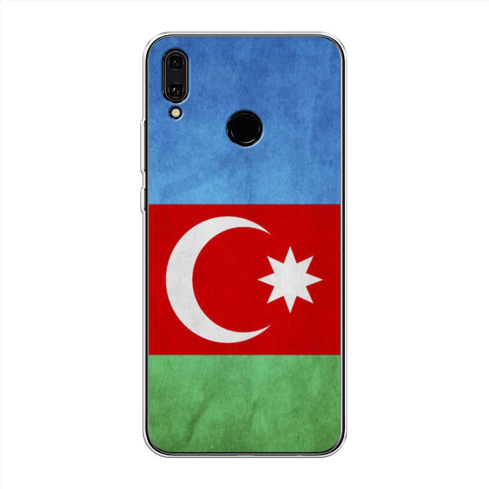 фото Чехол awog "флаг азербайджана" для huawei y9 2019