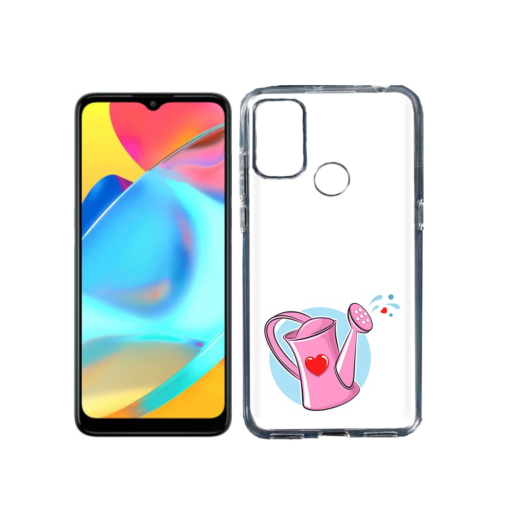 

Чехол MyPads Tocco для Alcatel 3L 6056H (2021) Лейка любви 14 февраля (PT160724.669.103), Прозрачный, Tocco
