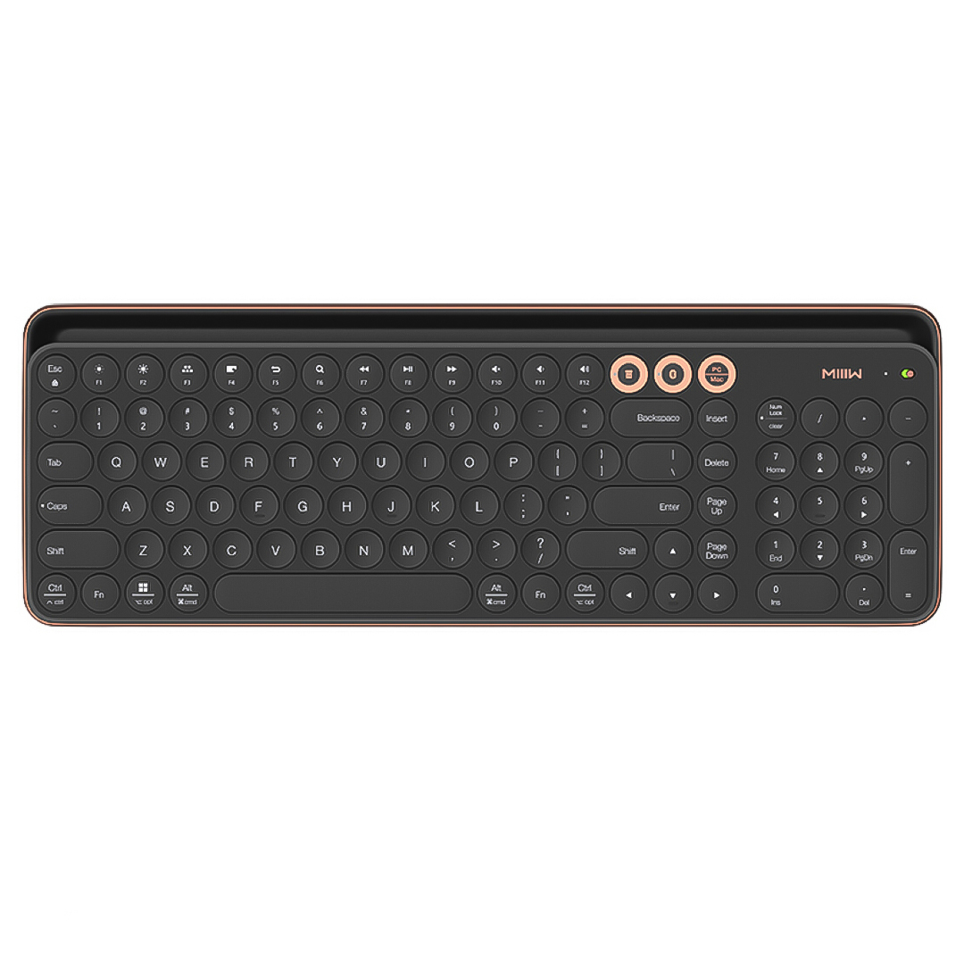

Беспроводная клавиатура MiiiW Bluetooth Dual Mode Keyboard Black Русско-Английские клавиши, MWBK01