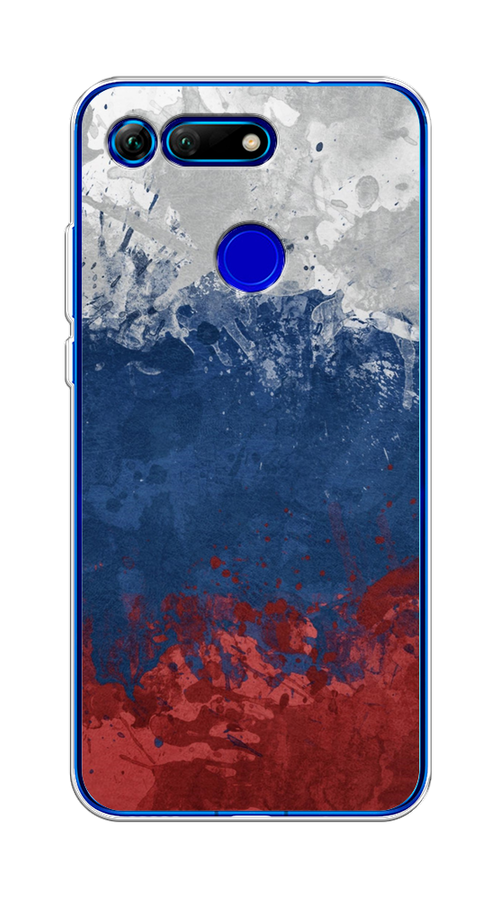 

Чехол Awog на Honor V20 (View 20) "Флаг России неровный", Белый;синий;красный, 67350-5