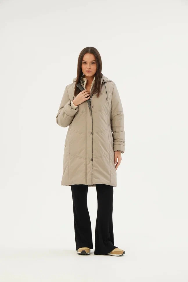 

Куртка женская Maritta 28-3030-10 бежевая 52 EU, Бежевый, 28-3030-10