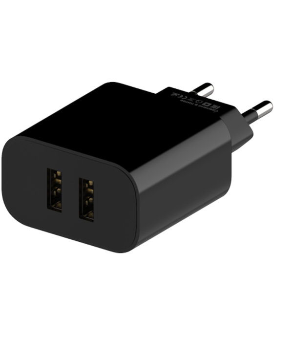 

Сетевое зарядное устройство Maxvi отсутствует 2xUSB 2.4 А черный