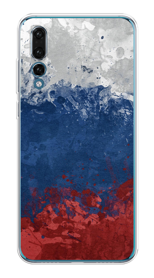 

Чехол Awog на Huawei P20 Pro "Флаг России неровный", Белый;синий;красный, 65050-5