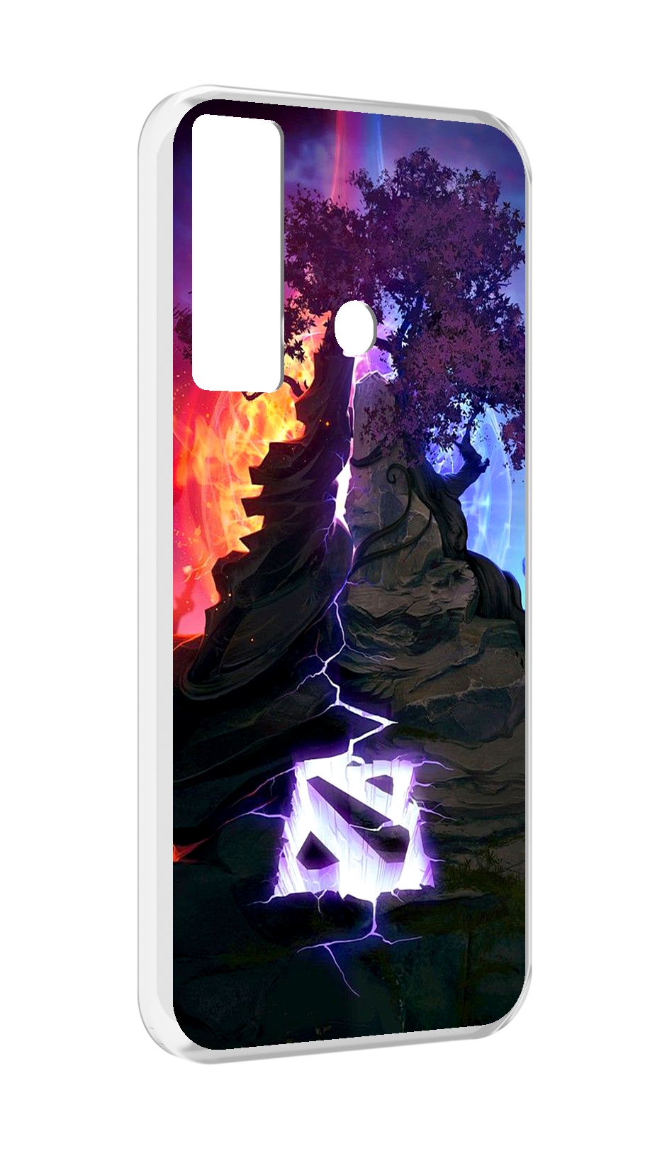 

Чехол MyPads dota 2 логотип для Tecno Camon 17, Прозрачный, Tocco