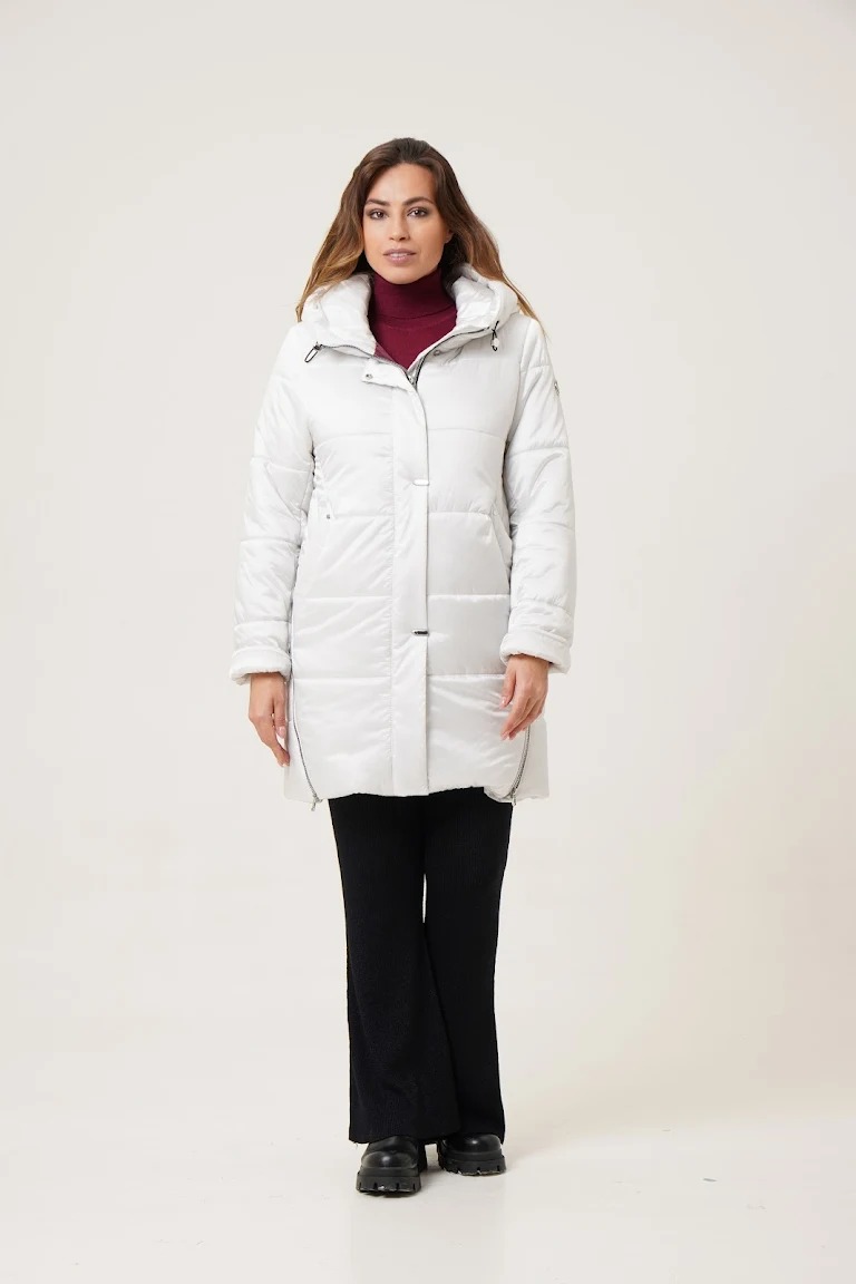 

Куртка женская Maritta 28-3024-50 белая 38 EU, Белый, 28-3024-50