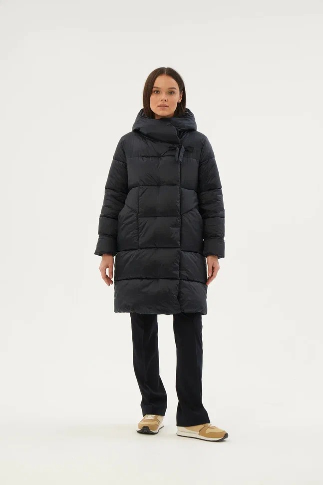 

Пальто женское Maritta 28-3026-50 черное 34 EU, Черный, 28-3026-50