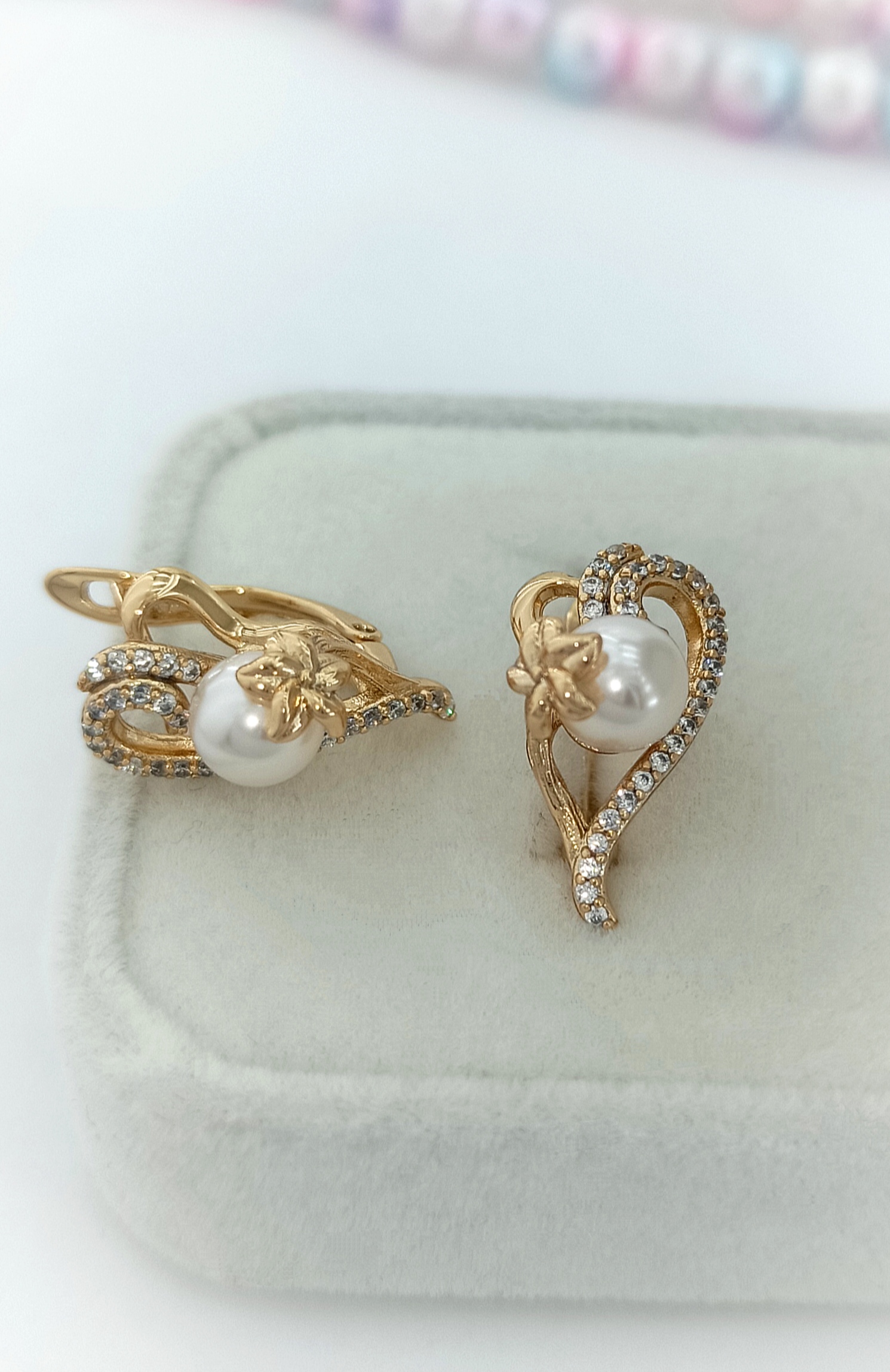 

Серьги из бижутерного сплава Xuping Jewelry 15, жемчуг искусственный, 15