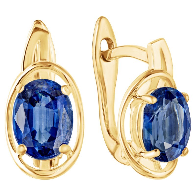 

Серьги из серебра с кианитом LAZURIT-ONLINE 8538YG, 8538YG