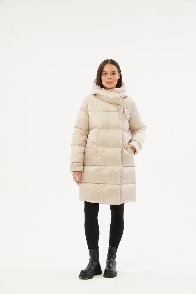 

Пальто женское Maritta 28-3026-50 бежевое 38 EU, Бежевый, 28-3026-50