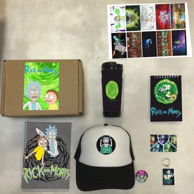 

Бокс с подарком Рик и Морти - 7, 51715589, 8 предметов