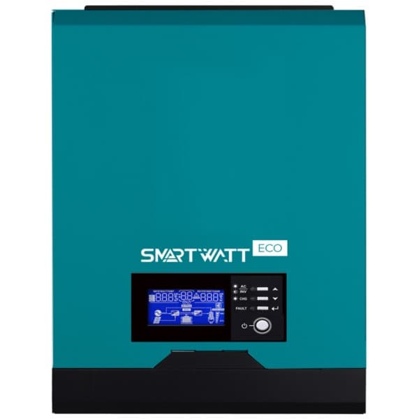 

Комбинированный инвертор SmartWatt eco 3K 24V 50A MPPT, SmartWatteco3K