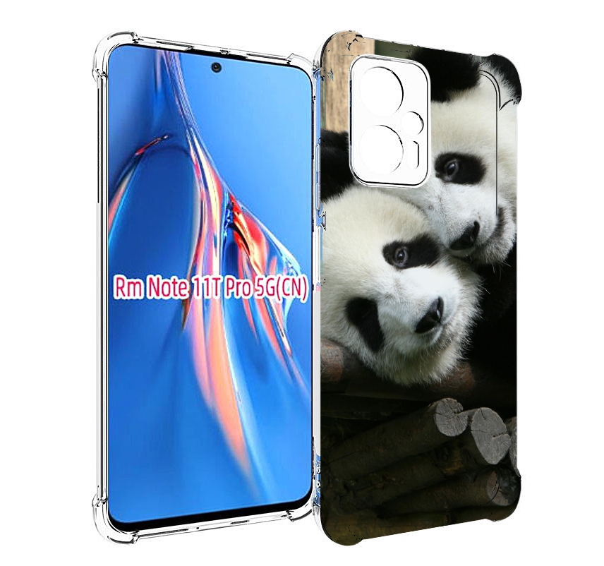 

Чехол MyPads Две-панды для Xiaomi Redmi Note 11T Pro / 11T Pro Plus / Poco X4 GT против..., Прозрачный, Tocco