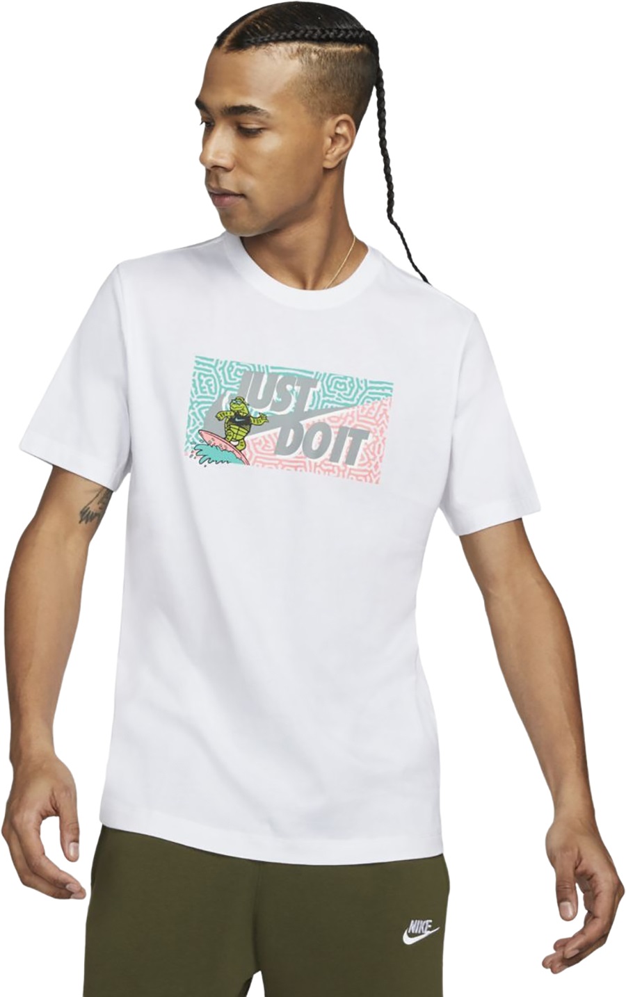 

Футболка мужская Nike DQ1087-100 белая L, DQ1087-100