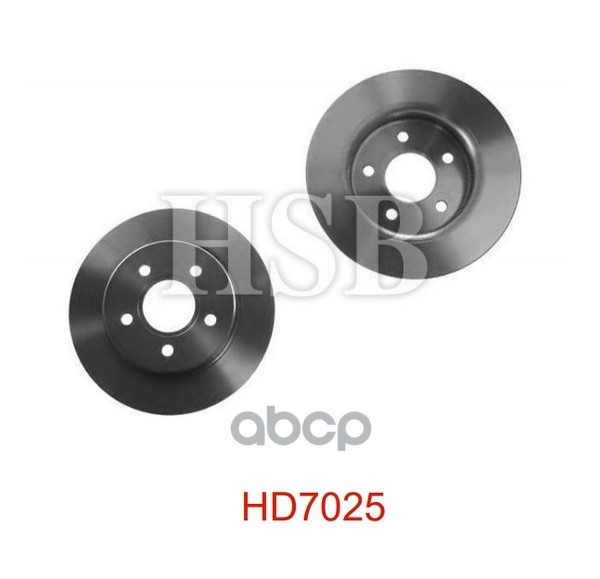 

HSB HD7025 Диск тормозной задний FORD FOCUS 1.4-2.0/TDCI 04> 1шт