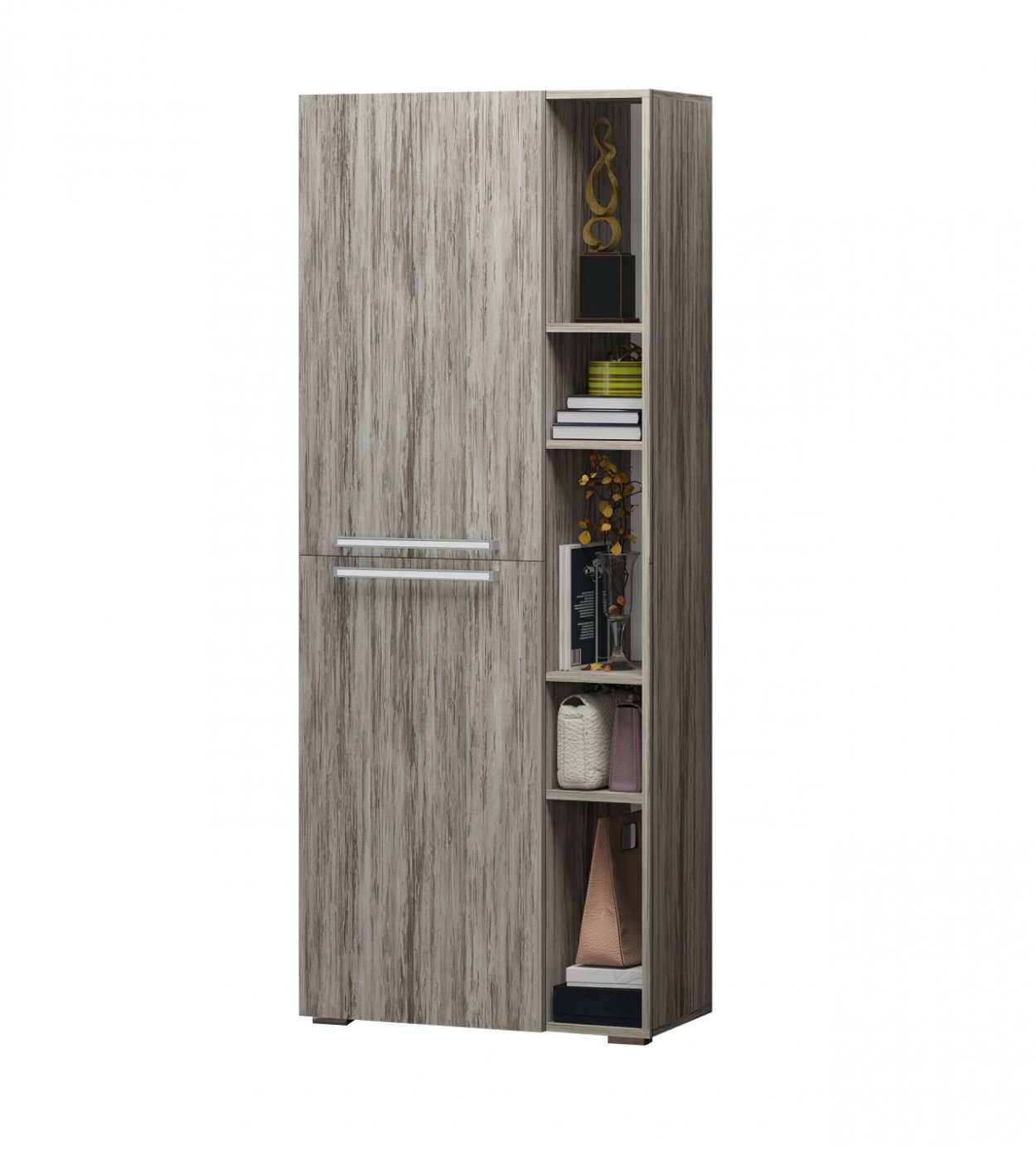 

Шкаф Регион 058 Визит-14, артвуд темный, 80x42x202 см, Бежевый, Визит-14