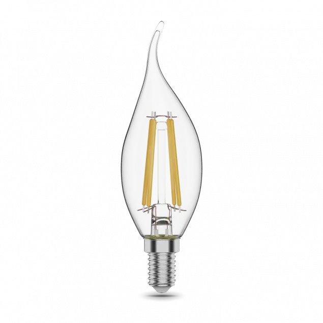 

Лампочка Е14 Свеча на ветру 3,8Вт 350лм теплый свет 2400К golden LED Gauss