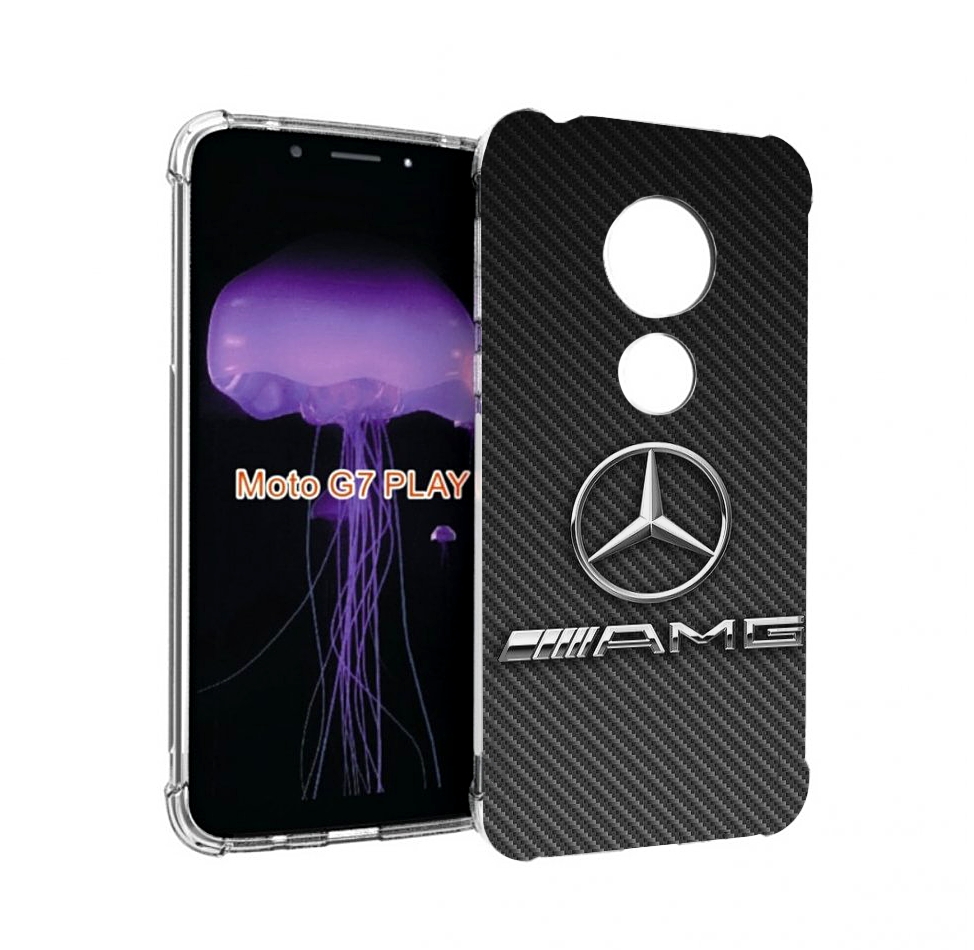 

Чехол MyPads мерседес амг мужской для Motorola Moto G7 Play, Прозрачный, Tocco