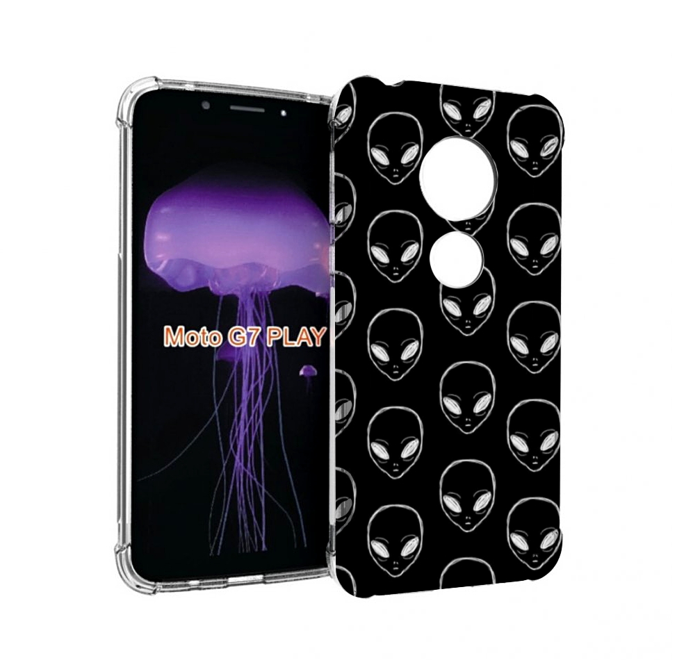 

Чехол MyPads мини-инопланетяне для Motorola Moto G7 Play, Прозрачный, Tocco