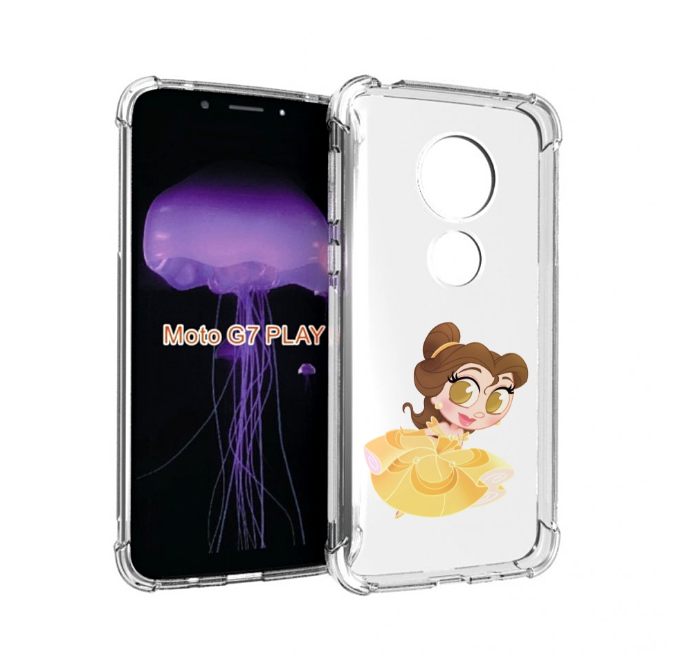 

Чехол MyPads мини-принцесса женский для Motorola Moto G7 Play, Прозрачный, Tocco