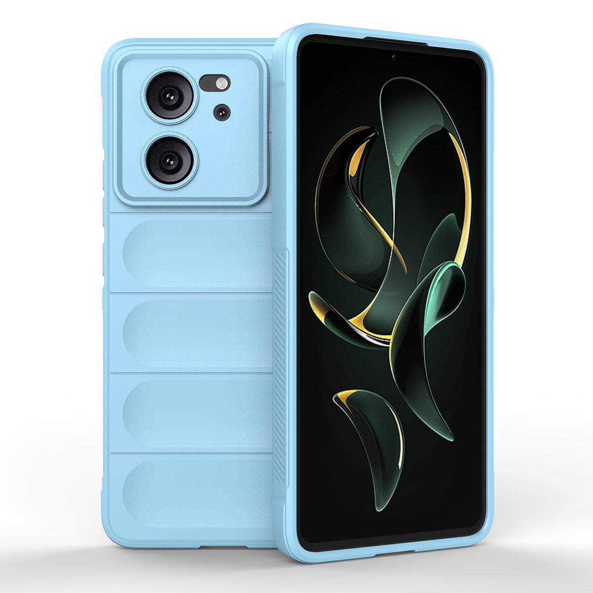 

Противоударный чехол Flexible Case для Xiaomi 13T/13T Pro, голубой, Flexible Case