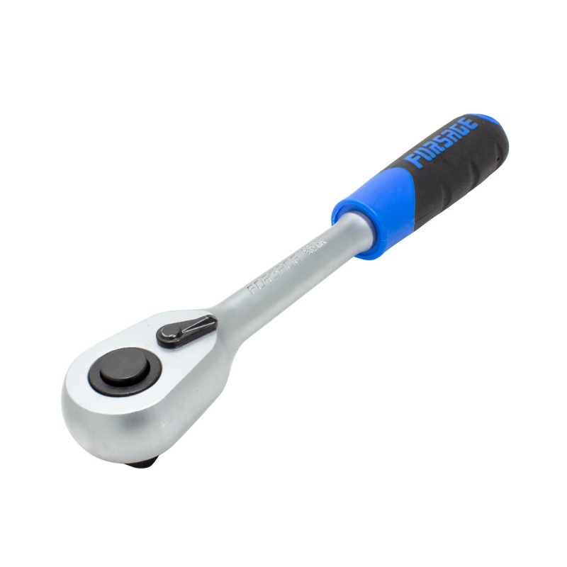 

Трещотка Реверсивная С Резиновой Ручкой 1/2 Inch (L-250мм, 45зуб.) FORSAGE арт. F80246