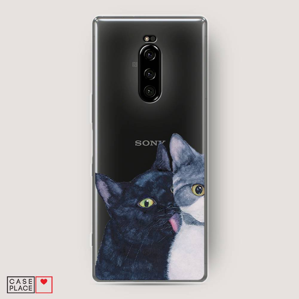 

Чехол Awog на Sony Xperia 1/XZ4 "Кошачья любовь", Разноцветный, 54250-1