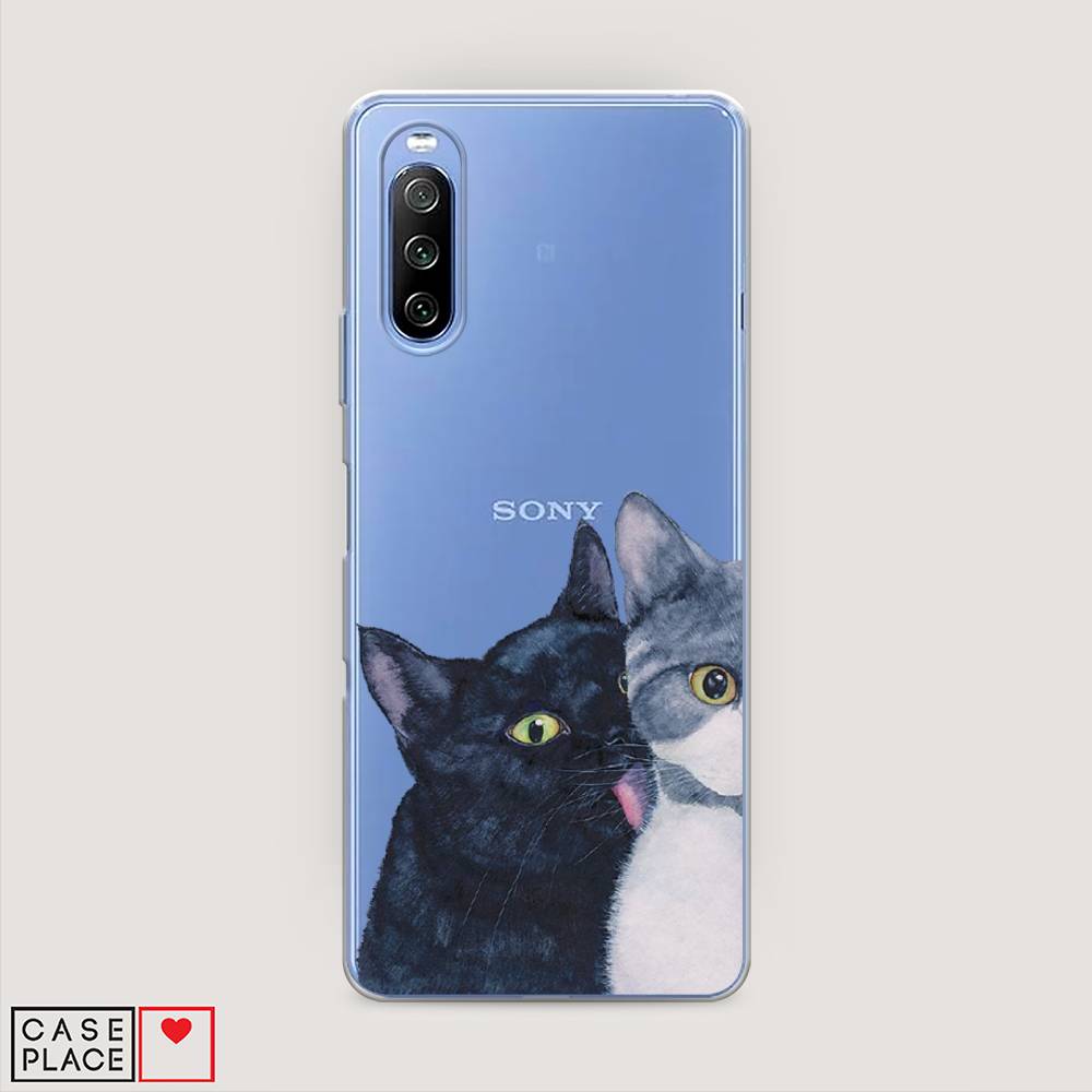 

Чехол Awog на Sony Xperia 10 III "Кошачья любовь", Разноцветный, 54950-1