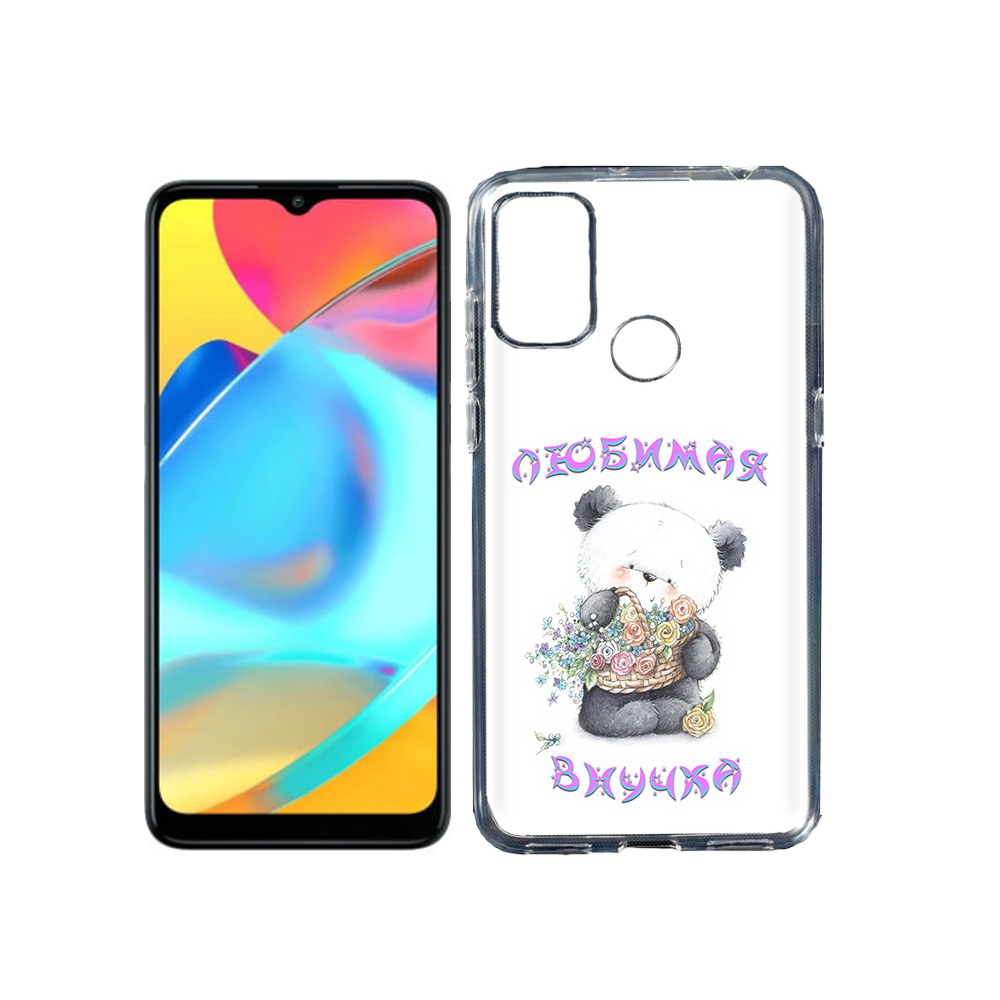 

Чехол MyPads Tocco для Alcatel 3L 6056H (2021) Любимая внучка (PT160724.669.110), Прозрачный, Tocco