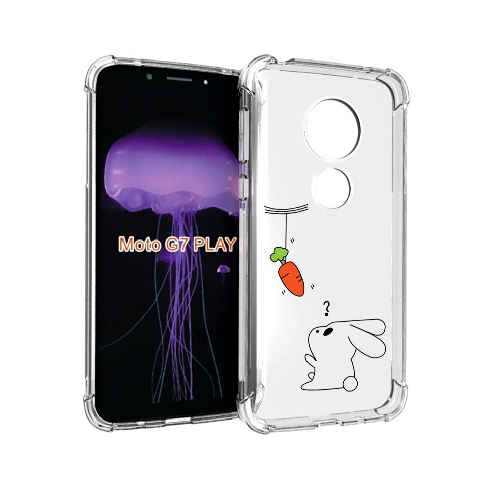 

Чехол MyPads морковка детский для Motorola Moto G7 Play, Прозрачный, Tocco