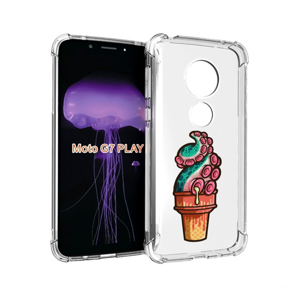 

Чехол MyPads мороженное для Motorola Moto G7 Play, Прозрачный, Tocco